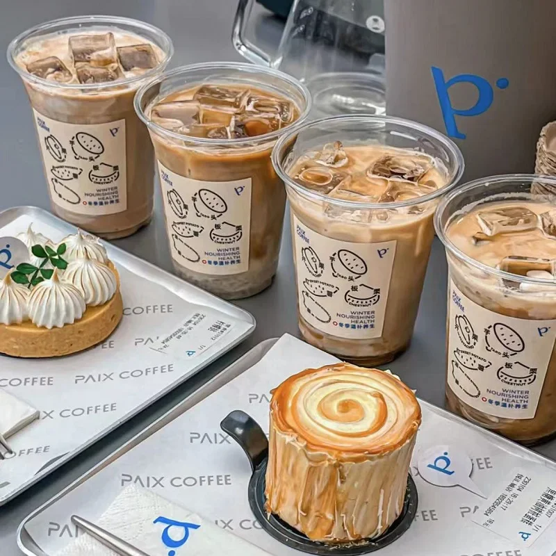 Logo-printed single-wall plastic pet juice cup for Boba tea and milk tea
Logo-printed single-wall plastic pet juice cup for Boba tea and milk tea