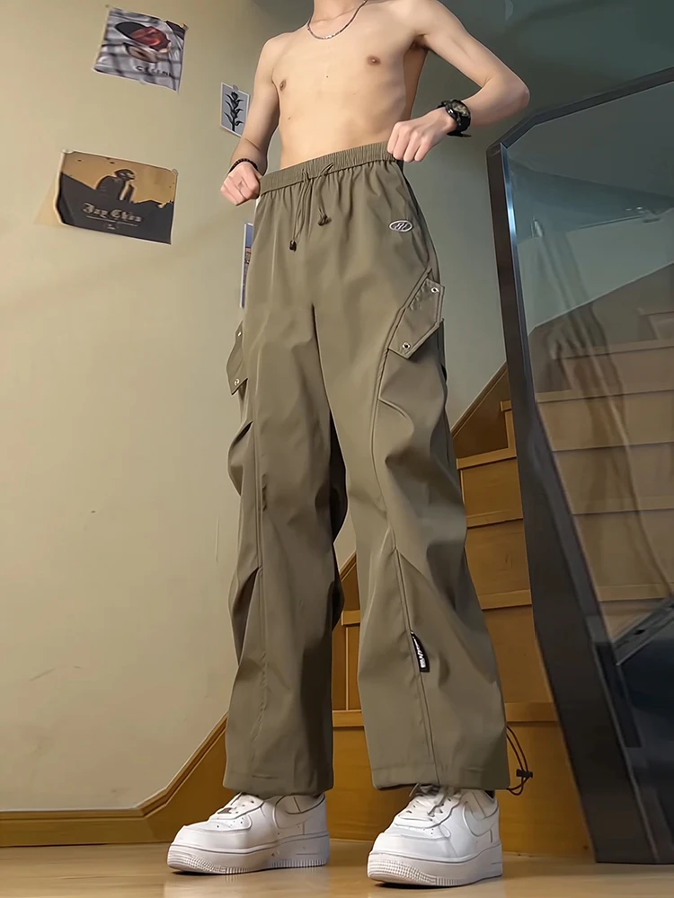 Ретро-американские рабочие брюки для мужчин, летние, удлиненные, быстросохнущие, тонкие, мягкие, функциональные, в стиле парашютиста, повседневные брюки
Ретро-американские рабочие брюки для мужчин, летние, удлиненные, быстросохнущие, тонкие, мягкие, функциональные, в стиле парашютиста, повседневные брюки