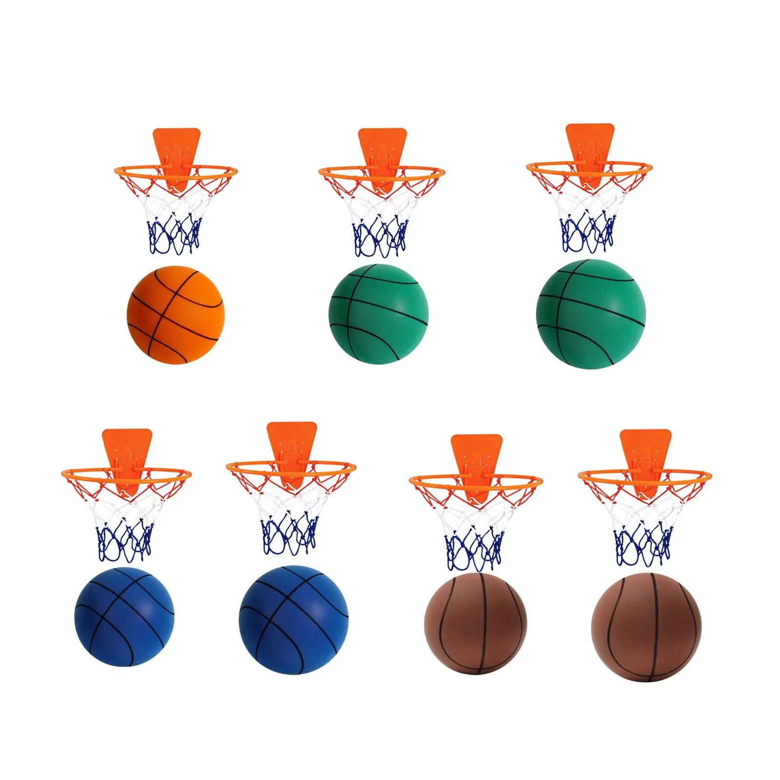 Silent Basketball with Hoop Toys Ball Portable, No Sound, Lightweight, Children
Silent Basketball with Hoop Toys Ball Portable, No Sound, Lightweight, Children