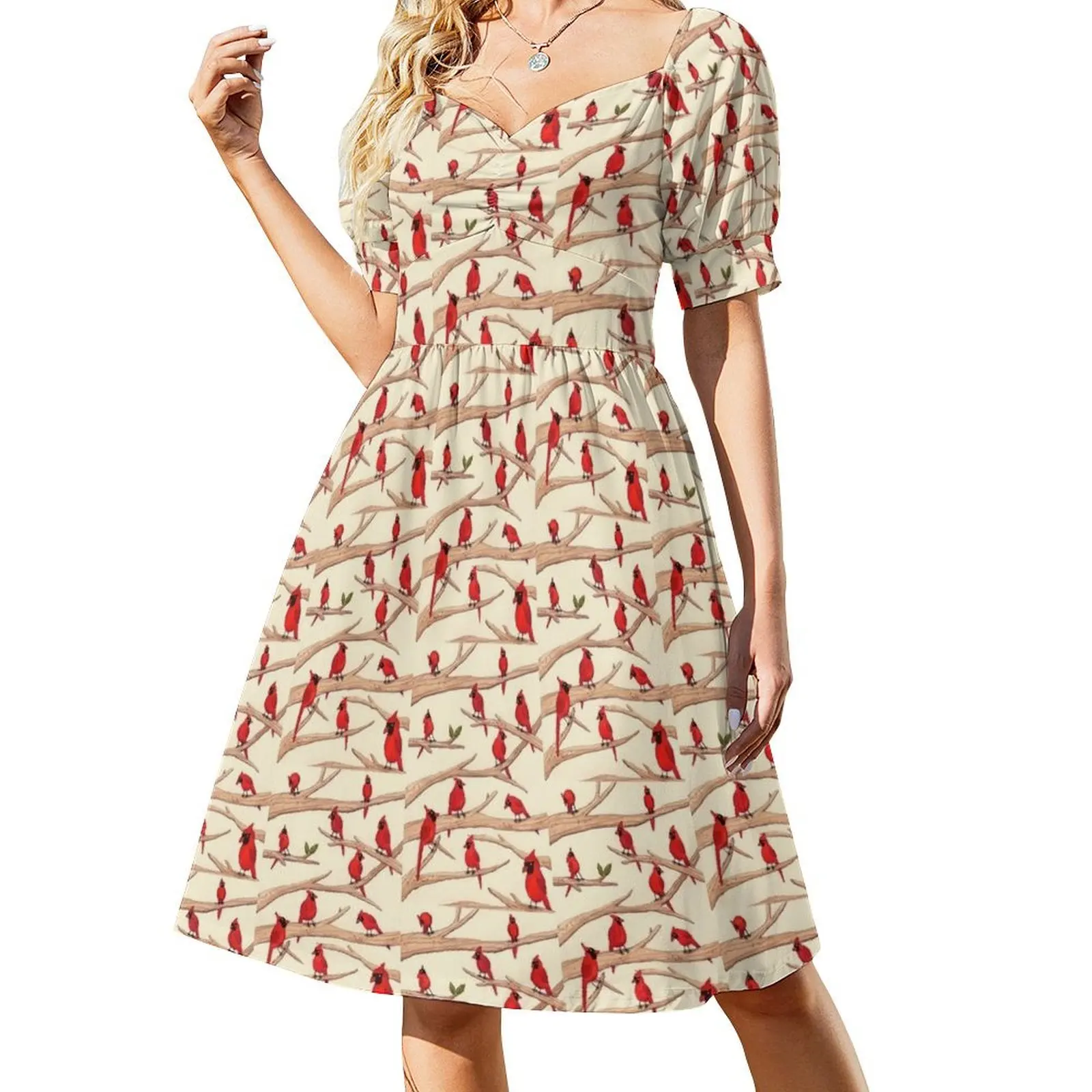 Cardinals Short Sleeved Dress women formal occasion dresses elegant and pretty women's dresses Party dresses for women Dress
Cardinals Short Sleeved Dress women formal occasion dresses elegant and pretty women's dresses Party dresses for women Dress