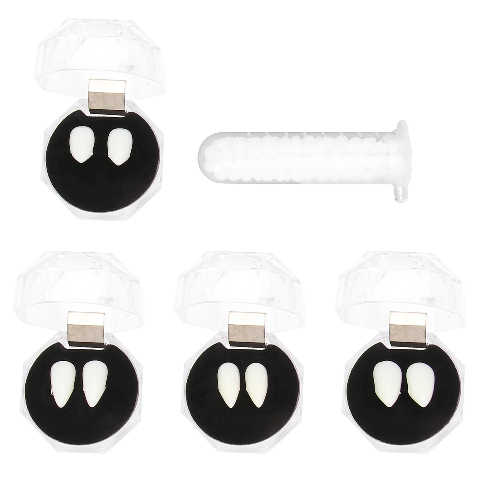 1 set Denture Set Halloween Costume Realistic Cosplay Caps Vampire Teeth Caps Teeth Safe Resin
1 set Denture Set Halloween Costume Realistic Cosplay Caps Vampire Teeth Caps Teeth Safe Resin