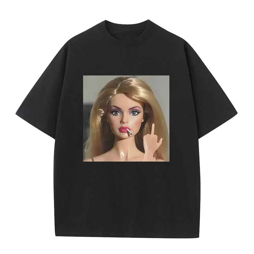 Hot Sale Funny Disgusting Doll Smoking Despise Meme Graphic T-shirt Men Women Casual Cotton T Shirts Humor Oversized T-shirts
Hot Sale Funny Disgusting Doll Smoking Despise Meme Graphic T-shirt Men Women Casual Cotton T Shirts Humor Oversized T-shirts