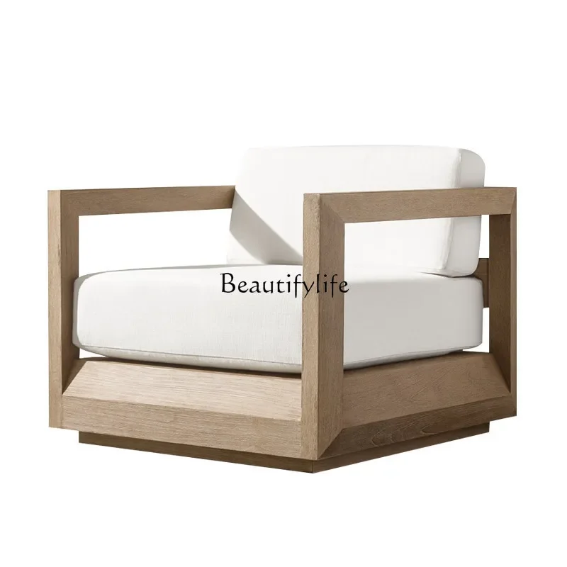 LJYNordic outdoor sofa courtyard balcony outdoor teak sofa combination
LJYNordic outdoor sofa courtyard balcony outdoor teak sofa combination