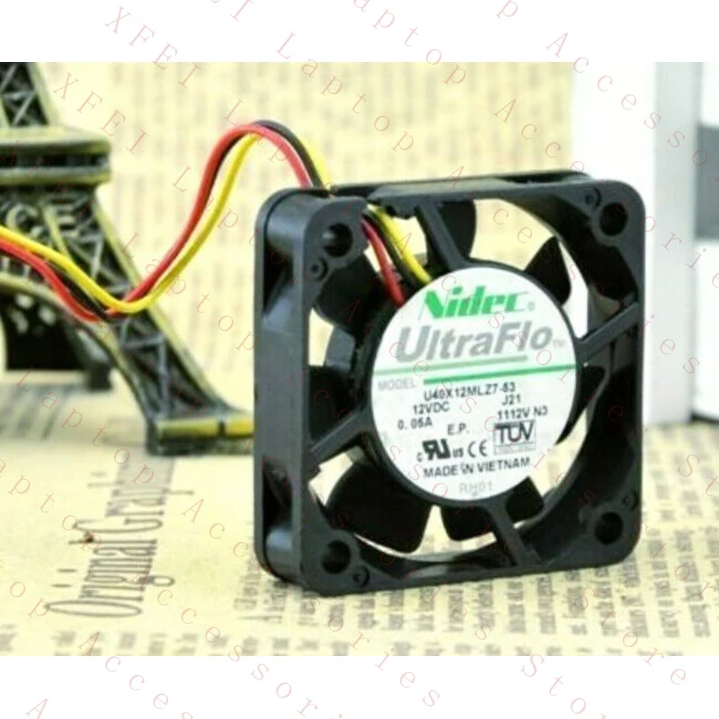 D for Nidec U40X12MLZ7-53 DC12V 0.05A Cooling Fan 40*40*10MM 3 Wire
D for Nidec U40X12MLZ7-53 DC12V 0.05A Cooling Fan 40*40*10MM 3 Wire
