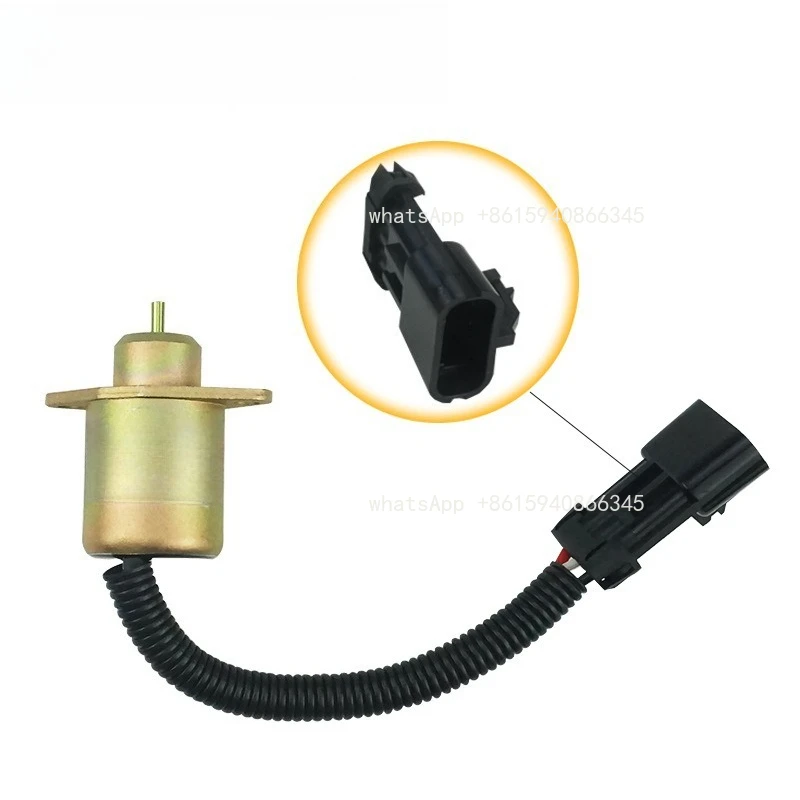 Excavator Parts 1503ES-12A5UC9S 12V/24V Flameout Solenoid Valve Switch
Excavator Parts 1503ES-12A5UC9S 12V/24V Flameout Solenoid Valve Switch