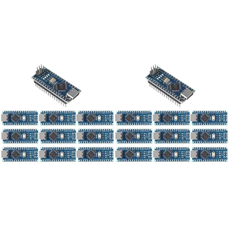 Winter Essential 20Pcs For Arduino Nano V 3.0 Atmega328 Controller Compatible Board Module PCB Development Board TYPE-C USB NANO
Winter Essential 20Pcs For Arduino Nano V 3.0 Atmega328 Controller Compatible Board Module PCB Development Board TYPE-C USB NANO