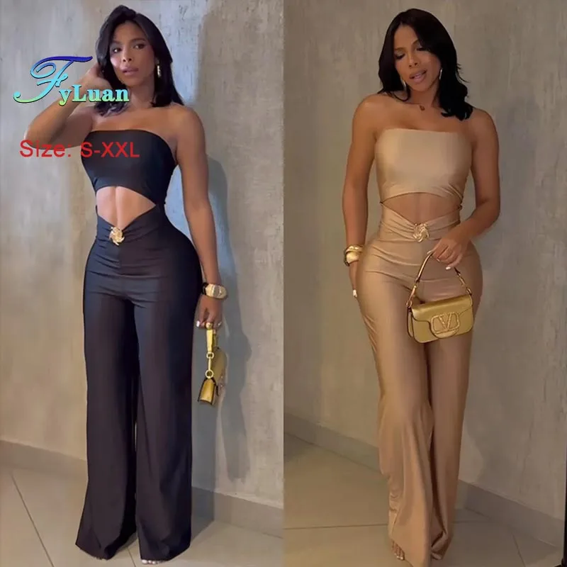 Модная женская одежда 2025 года, новые летние комбинезоны для похудения, повседневные эластичные брюки, цельные комплекты, сексуальные комбинезоны с открытыми плечами
Модная женская одежда 2025 года, новые летние комбинезоны для похудения, повседневные эластичные брюки, цельные комплекты, сексуальные комбинезоны с открытыми плечами