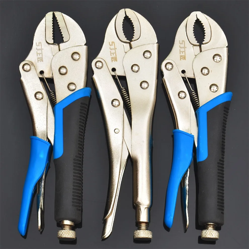 Powerful Pliers 7/10 Inches Labor-Saving Round Mouth Powerful Pliers Plastic Handle Flat Mouth Fixed Clamping Pliers
Powerful Pliers 7/10 Inches Labor-Saving Round Mouth Powerful Pliers Plastic Handle Flat Mouth Fixed Clamping Pliers