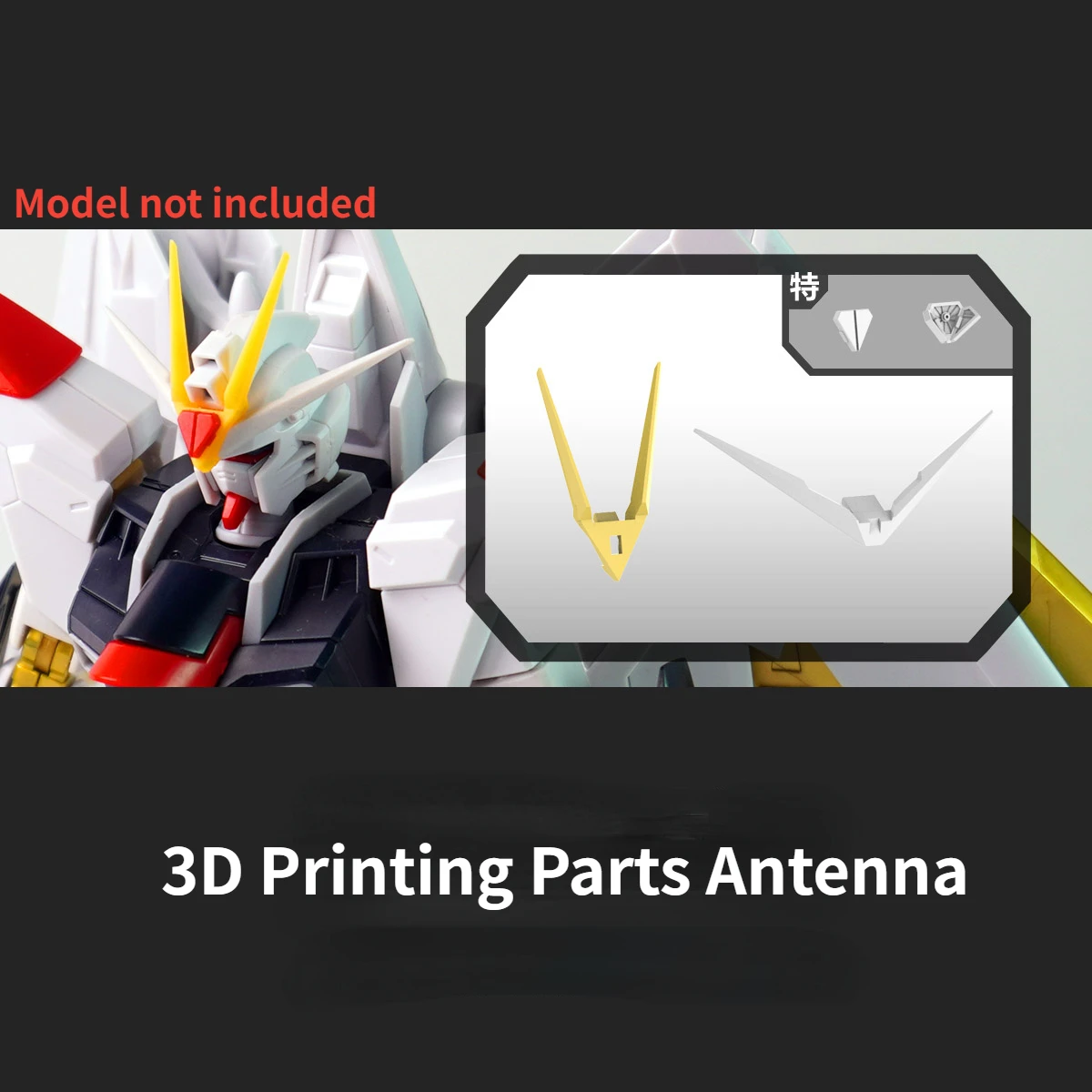3D Print Modified Antenna Replacement Parts Compatible With HG 1/144 Mighty Strike Freedom DIY Mecha Model Hobby Craft Supplies
3D Print Modified Antenna Replacement Parts Compatible With HG 1/144 Mighty Strike Freedom DIY Mecha Model Hobby Craft Supplies