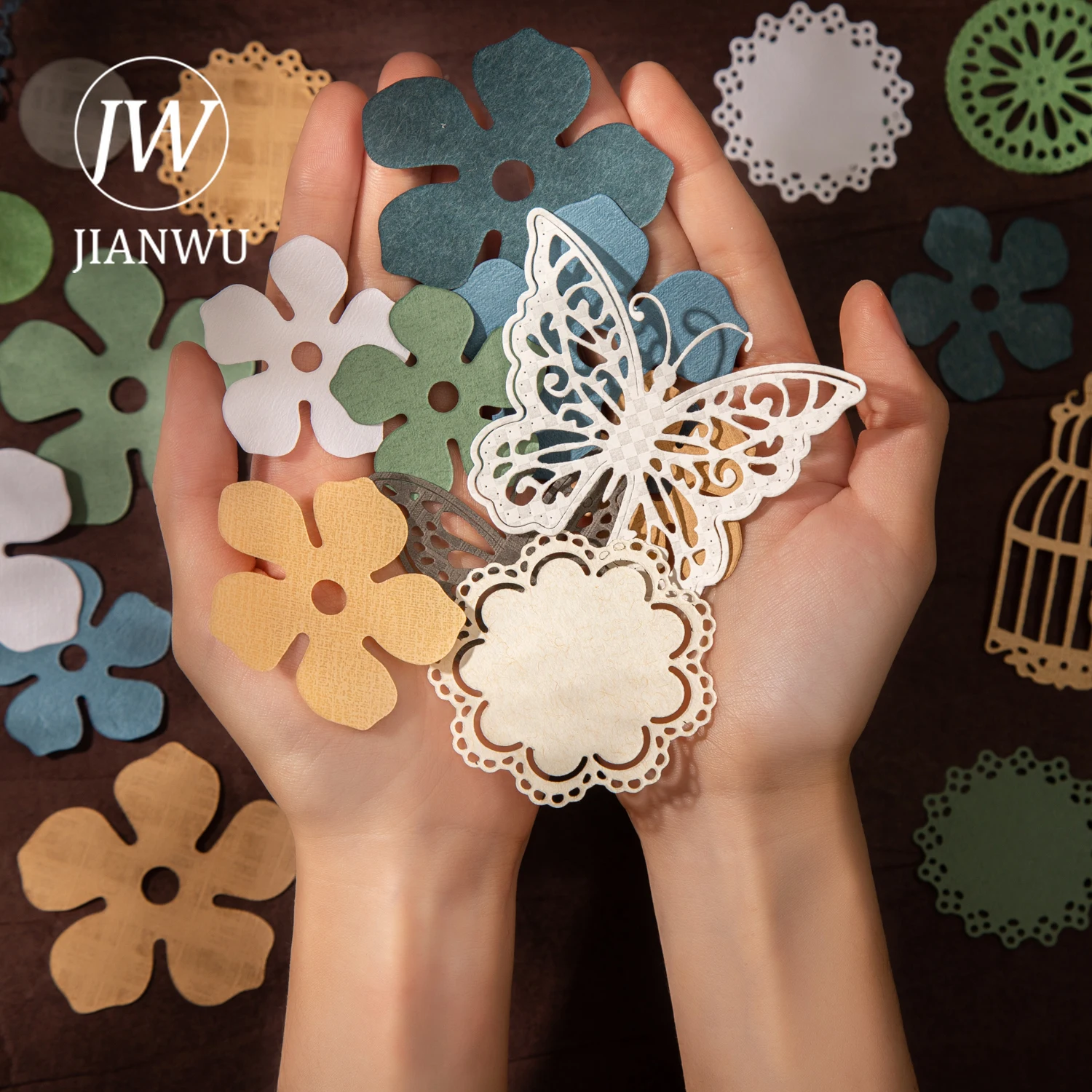 JIANWU Lace Handmade Bag Series Vintage Hollow Lace Flower Collage Scrapbook Material Package Creative Junk Journal Stationery
JIANWU Lace Handmade Bag Series Vintage Hollow Lace Flower Collage Scrapbook Material Package Creative Junk Journal Stationery