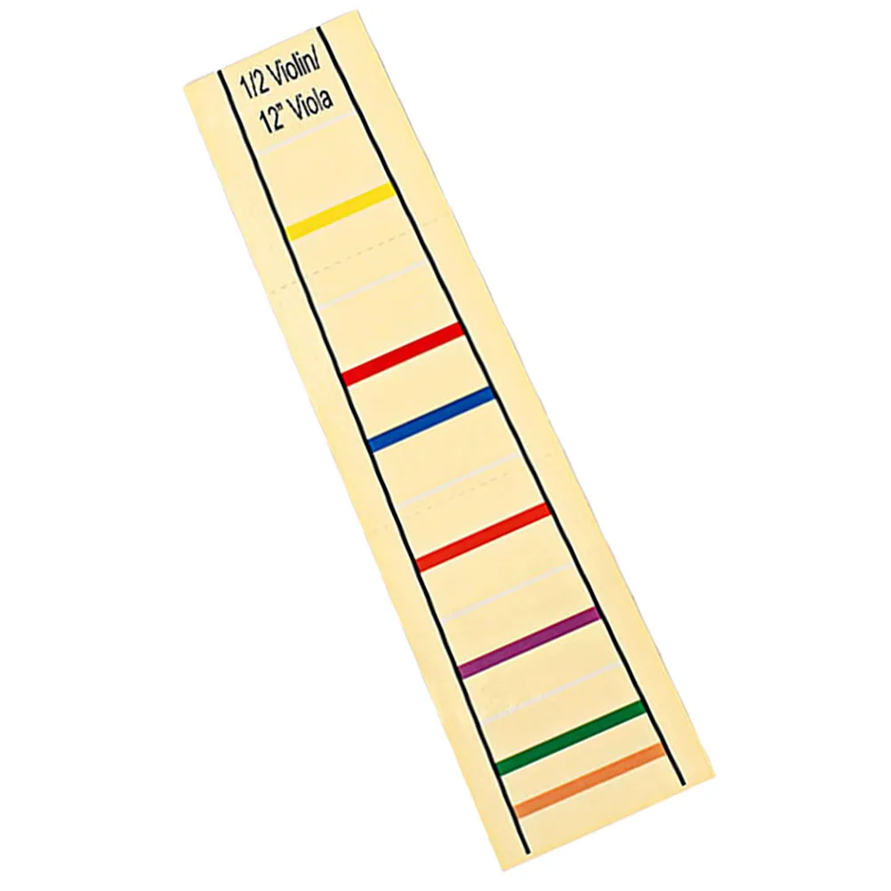Viola Fingerboard Sticker 12 Inch 1/2 Size Color Coded Easy Remove Violin Accessory Beginner Guide Fret Label Marker Practice
Viola Fingerboard Sticker 12 Inch 1/2 Size Color Coded Easy Remove Violin Accessory Beginner Guide Fret Label Marker Practice