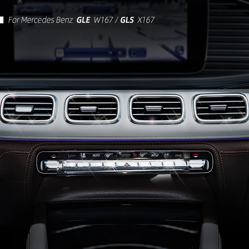 For Mercedes GLE W167 GLS X167 2020-2026 Luxury SUV Bling Accessories Crystal Diamond Interior Trim
For Mercedes GLE W167 GLS X167 2020-2026 Luxury SUV Bling Accessories Crystal Diamond Interior Trim