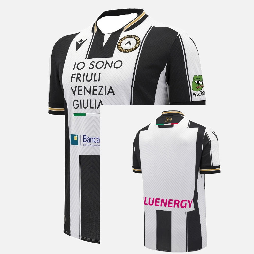 Udinese Calcio 202425, домашний матчевой трикотаж для взрослых, быстросохнущая дышащая футболка с 3D принтом, унисекс, наряд для родителей и детей
Udinese Calcio 202425, домашний матчевой трикотаж для взрослых, быстросохнущая дышащая футболка с 3D принтом, унисекс, наряд для родителей и детей