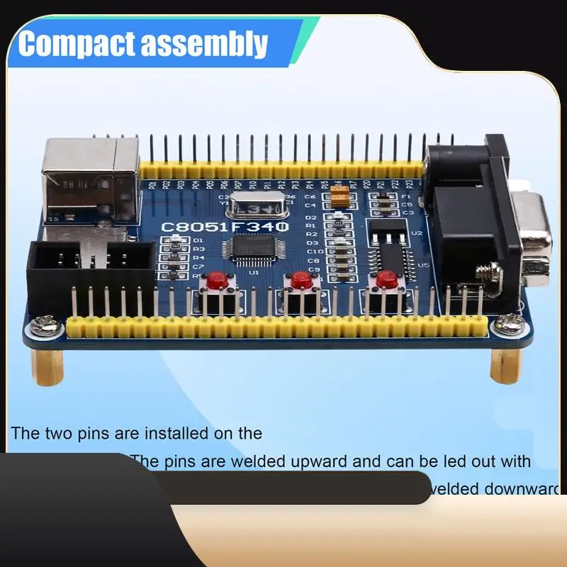 C8051F340 Microcontroller Development Board Core Board Learning Board System Board-T44C
C8051F340 Microcontroller Development Board Core Board Learning Board System Board-T44C