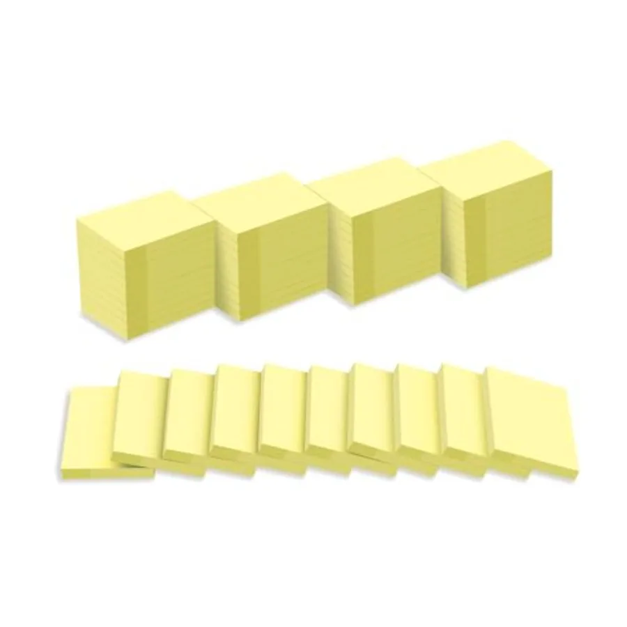 50 Pads Sticky Notes 1.5x2, Sticky Pads, Recyclable, Self-Stick Pads, Easy to Post for Home, Office, Notebook (Yellow)
50 Pads Sticky Notes 1.5x2, Sticky Pads, Recyclable, Self-Stick Pads, Easy to Post for Home, Office, Notebook (Yellow)