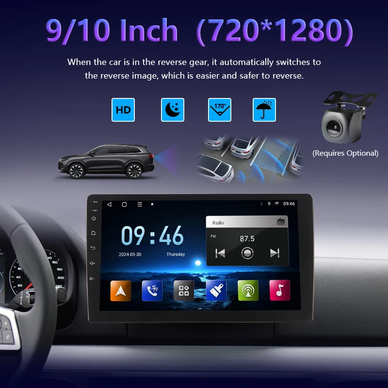 BOSSCAR 7"/9"/10" Universal 2Din Car Radio 4GB Android13 Carplay Android Auto GPS Automotive multimedia Car intelligent systems
BOSSCAR 7"/9"/10" Universal 2Din Car Radio 4GB Android13 Carplay Android Auto GPS Automotive multimedia Car intelligent systems
