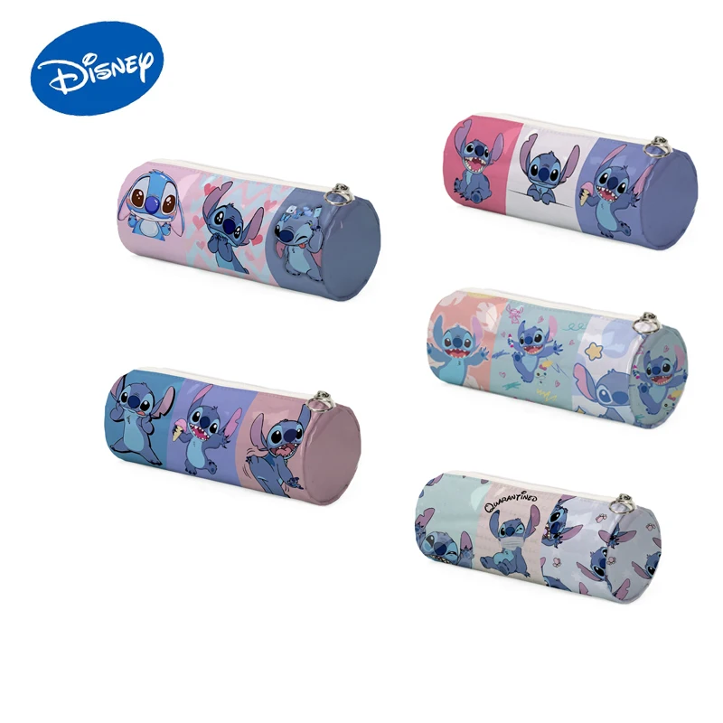 Disney Cartoon Stitch Cylindrical Pencil Cases for Students Anime Lilo & Stitch Pen Bag Large Capacity Stationery Storage Bag
Disney Cartoon Stitch Cylindrical Pencil Cases for Students Anime Lilo & Stitch Pen Bag Large Capacity Stationery Storage Bag