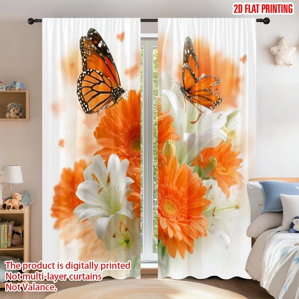 2D flat printing 2pcs Curtain Drapes Spring Butterfly Blooms Digital Printed Polyester Drapes Birthday Party Perfect for Parties
2D flat printing 2pcs Curtain Drapes Spring Butterfly Blooms Digital Printed Polyester Drapes Birthday Party Perfect for Parties
