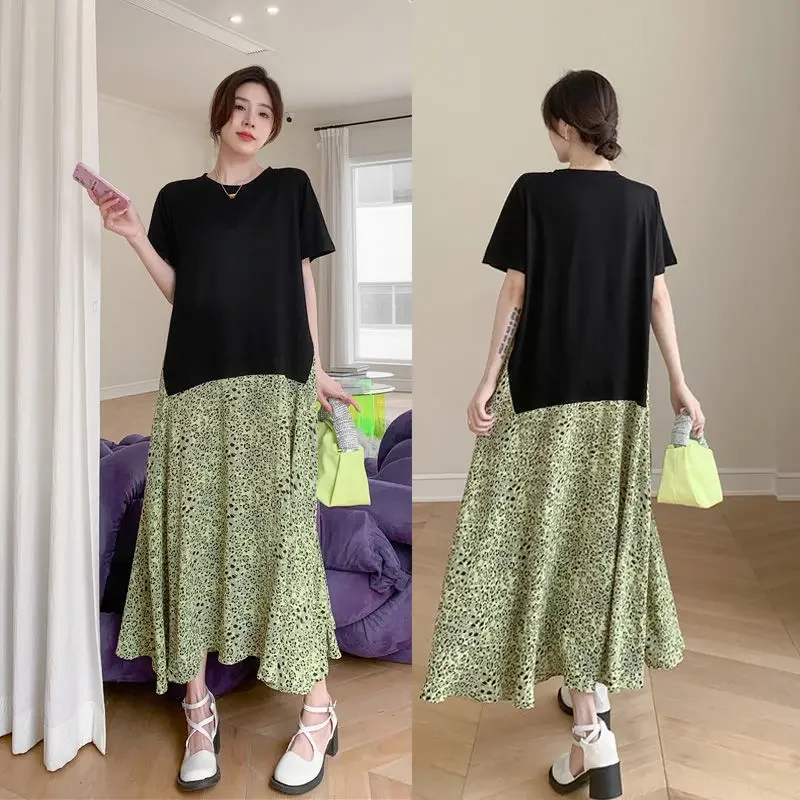 Japanese Dress Summer 2022 Plus Big Size Women Clothing Casual Loose Short Sleeves Woman Patchwork Long Dress Vestidos De Mujer
Japanese Dress Summer 2022 Plus Big Size Women Clothing Casual Loose Short Sleeves Woman Patchwork Long Dress Vestidos De Mujer