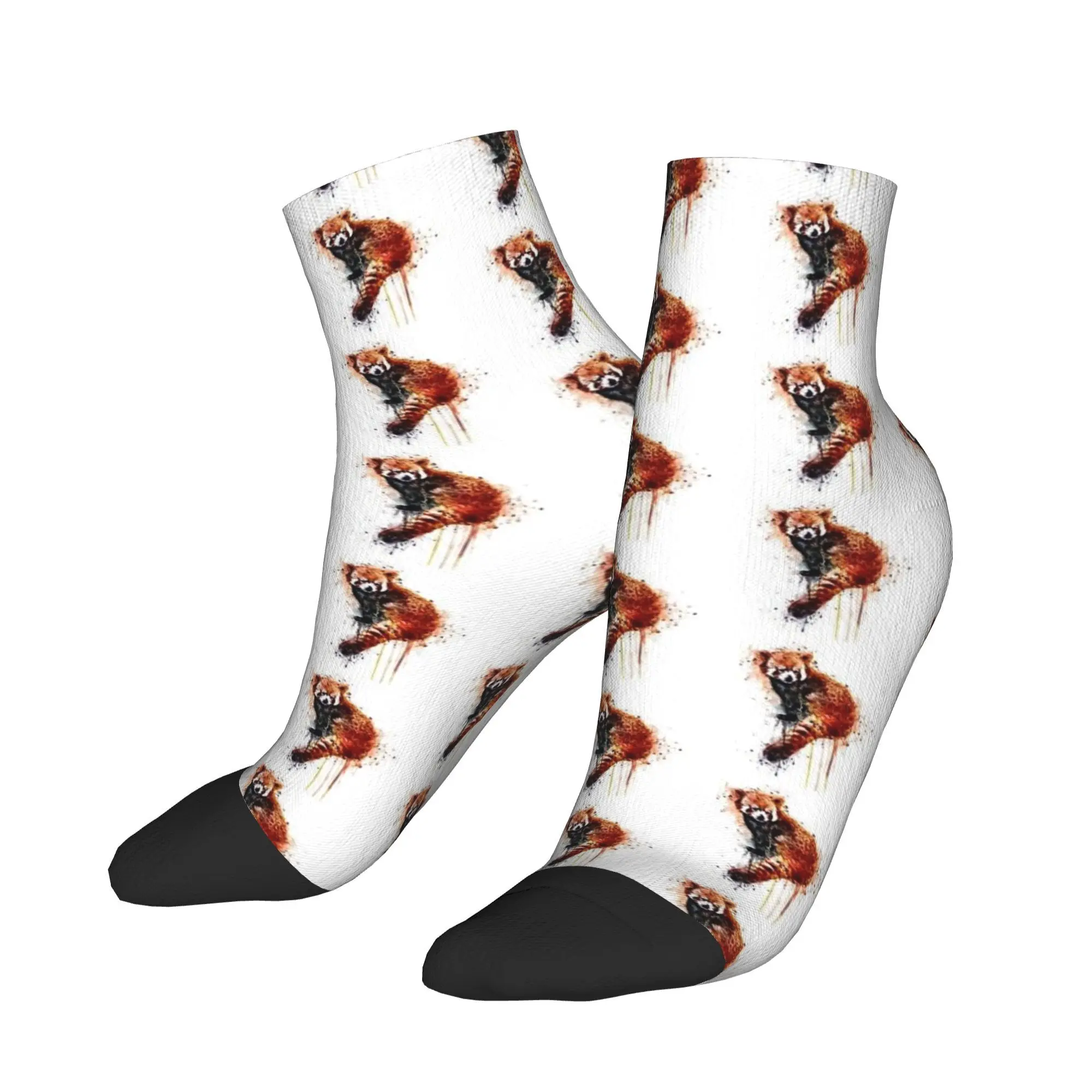 Носки с красной пандой, впитывающие пот чулки в стиле Харадзюку, всесезонные носки, аксессуары для мужчин и женщин, подарки 
Носки с красной пандой, впитывающие пот чулки в стиле Харадзюку, всесезонные носки, аксессуары для мужчин и женщин, подарки