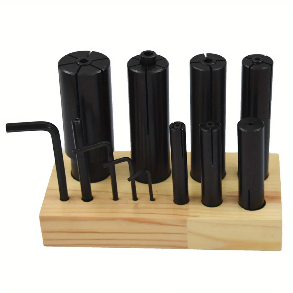 8Pcs Expanding Arbors Set Mandrels 1/4 Inch to 1-1/4 Inch Fit for Lathe Milling
8Pcs Expanding Arbors Set Mandrels 1/4 Inch to 1-1/4 Inch Fit for Lathe Milling