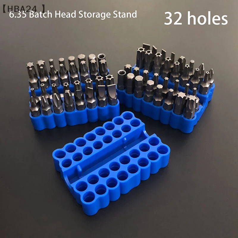 2pcs Bit Holder 32 Holes Bit Hex Shank Organiser Screwdriver Bit Holder Drill For Storage For 6.35MM Shank Storage Box
2pcs Bit Holder 32 Holes Bit Hex Shank Organiser Screwdriver Bit Holder Drill For Storage For 6.35MM Shank Storage Box