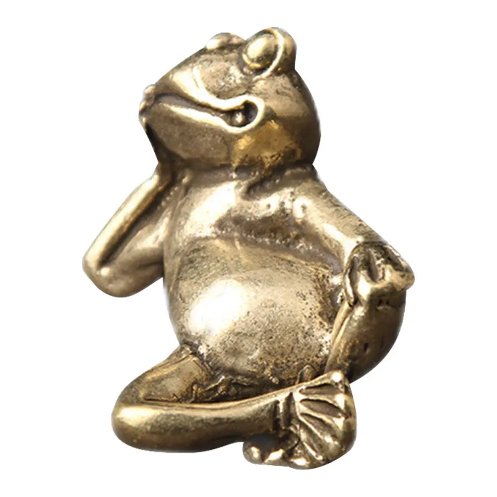 Brass Frogs Figurine Vintage Desk Statue Decor Chinese Style Safe Durable Wear Resistance Practical Long Use Delicate Texture
Brass Frogs Figurine Vintage Desk Statue Decor Chinese Style Safe Durable Wear Resistance Practical Long Use Delicate Texture
