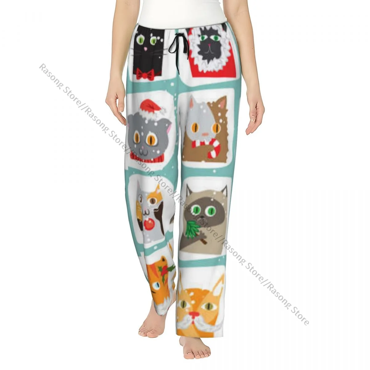 Cozy Flannel Pajama Pants for Women Christmas Cats Cute Animal Sleep Bottoms Home Loungewear
Cozy Flannel Pajama Pants for Women Christmas Cats Cute Animal Sleep Bottoms Home Loungewear