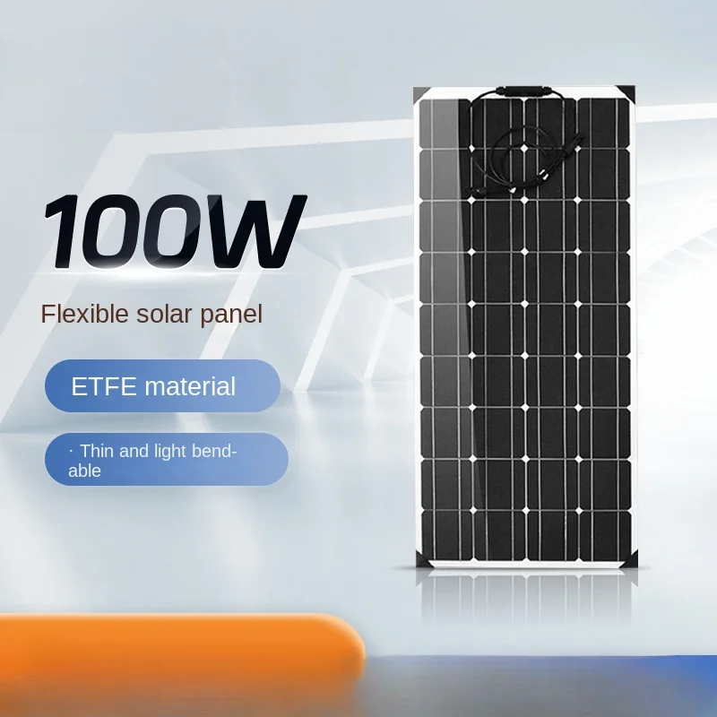 100W Flexible Solar Panel Laminated Photovoltaic Module Roof Battery Power Generation Yacht Outdoor Waterproof
100W Flexible Solar Panel Laminated Photovoltaic Module Roof Battery Power Generation Yacht Outdoor Waterproof