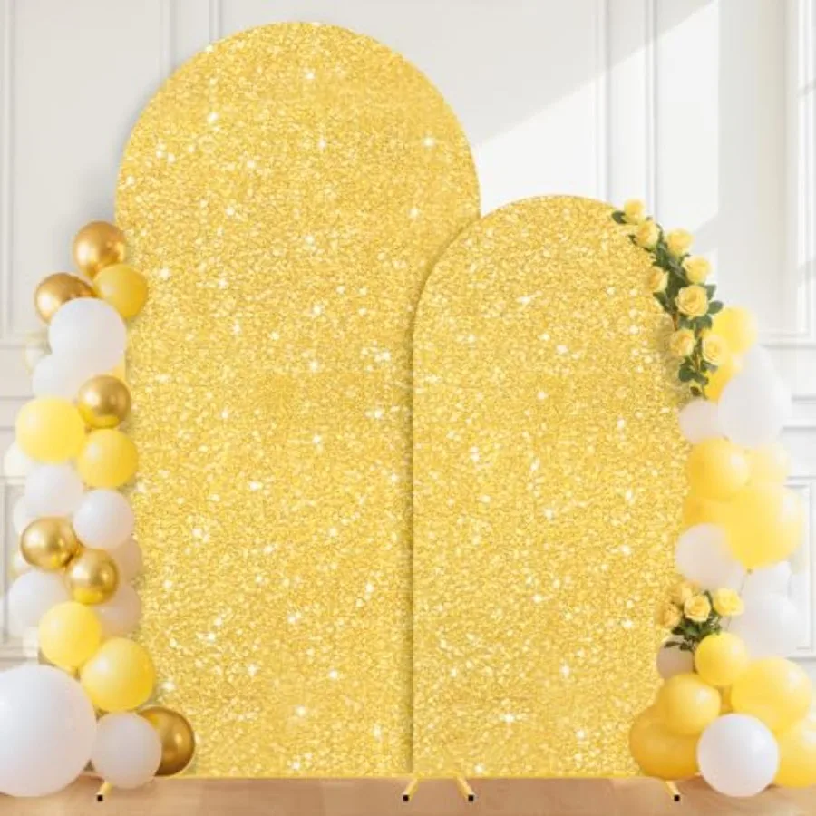 Набор из 2 золотых чехлов для арки из спандекса для свадьбы, детского душа, дня рождения, декора 7,2 фута, 6 футов, эластичная арочная подставка с блестками
Набор из 2 золотых чехлов для арки из спандекса для свадьбы, детского душа, дня рождения, декора 7,2 фута, 6 футов, эластичная арочная подставка с блестками