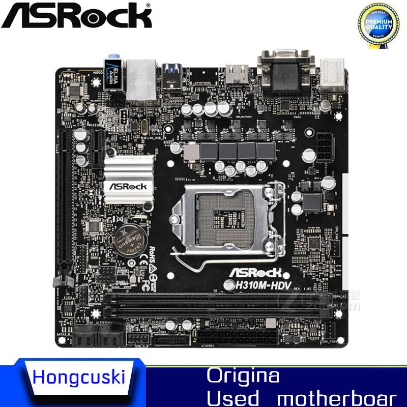 For ASROCK H310M-HDV Used original motherboard Socket LGA 1151 DDR4 H310 Desktop Motherboard
For ASROCK H310M-HDV Used original motherboard Socket LGA 1151 DDR4 H310 Desktop Motherboard