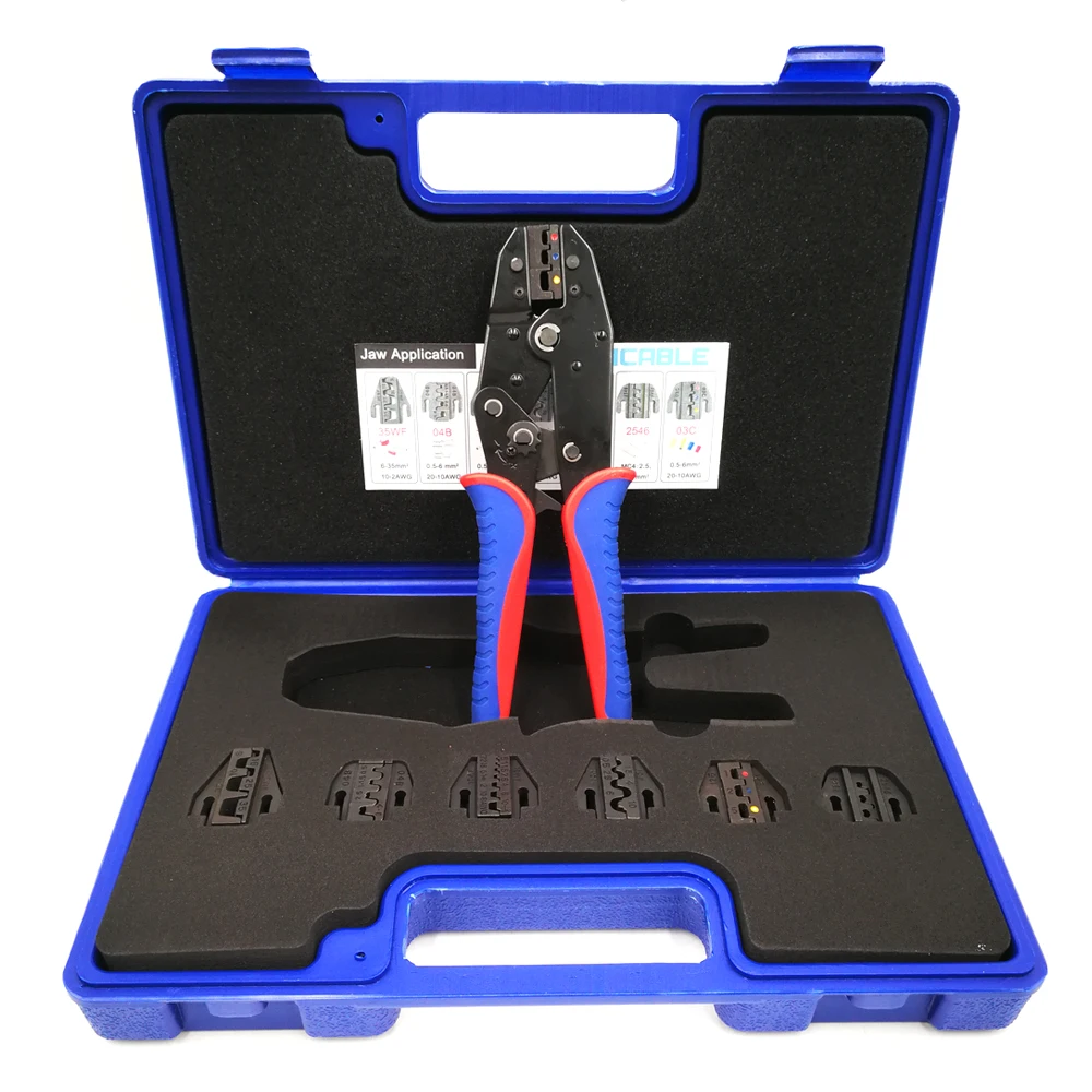 Professional Die Set for Crimping KIT-03CP High Quality Wire Crimp Pliers Tool Set
Professional Die Set for Crimping KIT-03CP High Quality Wire Crimp Pliers Tool Set
