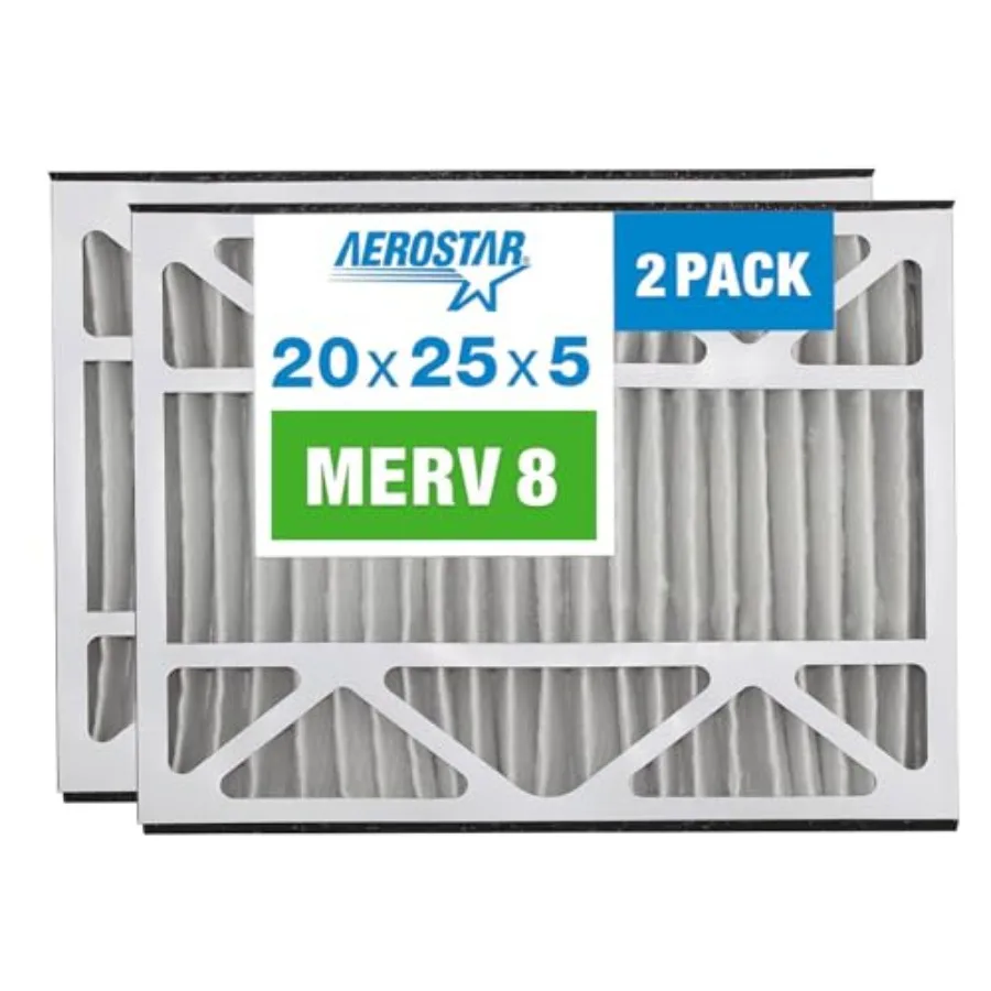 Сменный фильтр для воздуха MERV 8, 20x25x5 дюймов, для Trion Air Bear 229990-102, 2 шт., фактический размер: 20 3/8x24 1/4x4 3/4 дюйма, для систем кондиционирования и отопления
Сменный фильтр для воздуха MERV 8, 20x25x5 дюймов, для Trion Air Bear 229990-102, 2 шт., фактический размер: 20 3/8x24 1/4x4 3/4 дюйма, для систем кондиционирования и отопления