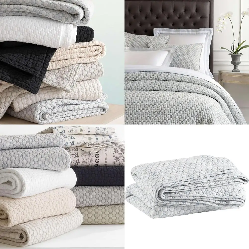 Portuguese-Made 100% Cotton Stonewashed Matelassé Queen Coverlet, Lightweight for Year-Round Use
Portuguese-Made 100% Cotton Stonewashed Matelassé Queen Coverlet, Lightweight for Year-Round Use
