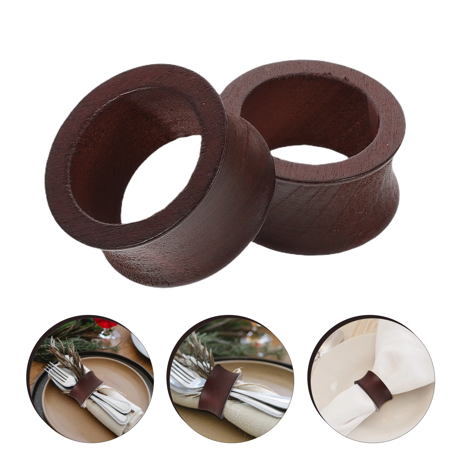6pcs Wooden Napkin Rings Simple Elegant Table Setting Material Holiday Christmas Banquet Dining Accessories
6pcs Wooden Napkin Rings Simple Elegant Table Setting Material Holiday Christmas Banquet Dining Accessories