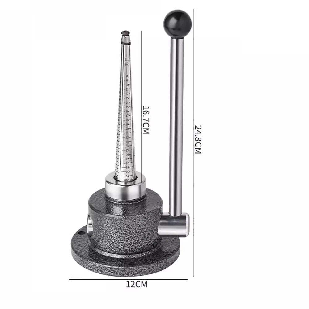 Manual Ring Stretcher Reducer Nodular Iron Coin Ring Stretcher with U.S Size 1-14 Ring Tool Four Splines Ring Size Adjustment To
Manual Ring Stretcher Reducer Nodular Iron Coin Ring Stretcher with U.S Size 1-14 Ring Tool Four Splines Ring Size Adjustment To