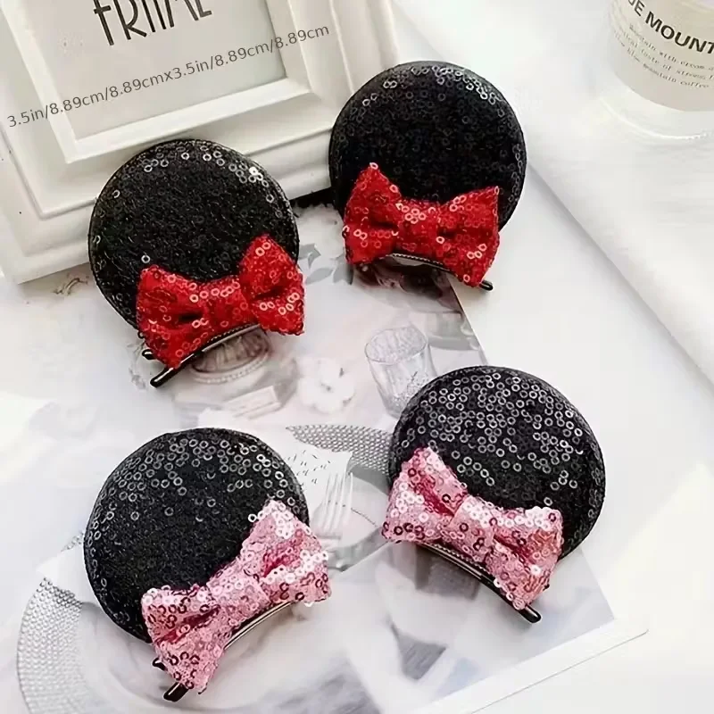 2 shiny bows and ear clips - Cute animated ears with sparkling bows for braids, ponytails, and multi-color hair clips
2 shiny bows and ear clips - Cute animated ears with sparkling bows for braids, ponytails, and multi-color hair clips