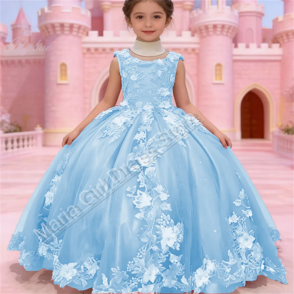 Girl Princess Dress for Wedding Fluffy Lace Embroidered Children's First Communion Celebration Host Event Dress Photography
Girl Princess Dress for Wedding Fluffy Lace Embroidered Children's First Communion Celebration Host Event Dress Photography
