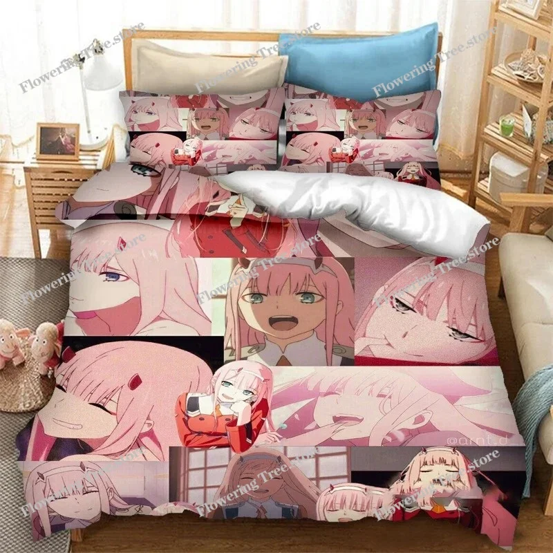 DARLING in The FRANXX Zero Two 02 Bedding Set Boys Girls Twin Queen Size Duvet Cover Pillowcase Bed Kids Adult
DARLING in The FRANXX Zero Two 02 Bedding Set Boys Girls Twin Queen Size Duvet Cover Pillowcase Bed Kids Adult