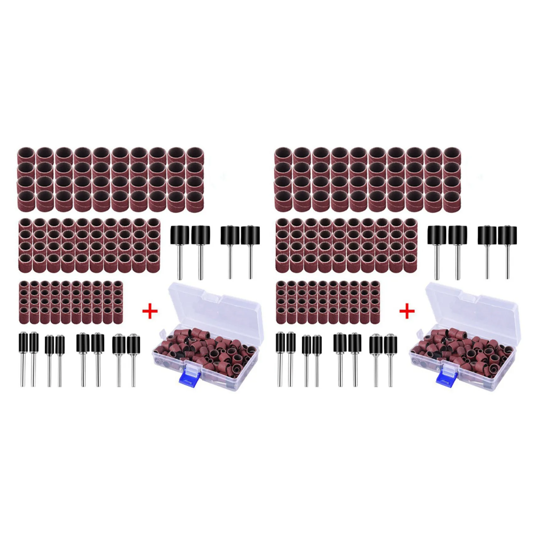 BAAG-264 Pieces Drum Sander Set With Free Box Including 240 Pieces Nail Sanding Band Sleeves And 24 Pieces Drum Mandrels
BAAG-264 Pieces Drum Sander Set With Free Box Including 240 Pieces Nail Sanding Band Sleeves And 24 Pieces Drum Mandrels