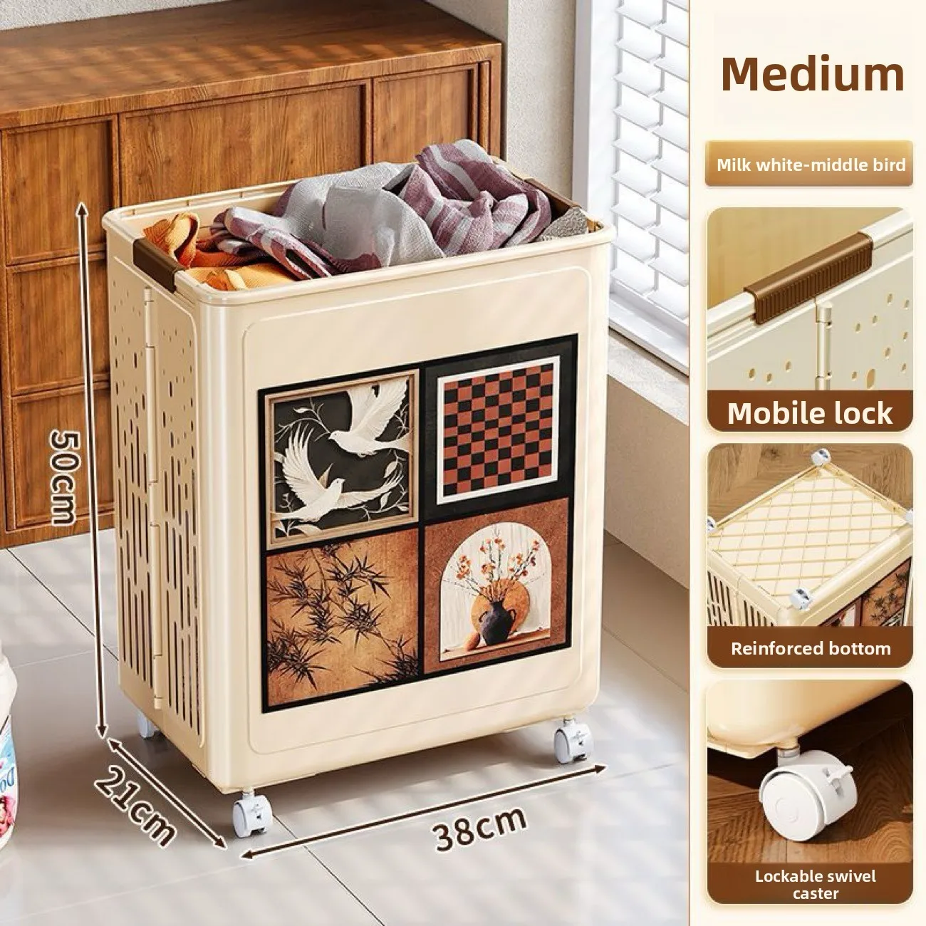Dirty basket Hollow toilet Large capacity laundry basket Foldable bathroom storage basket
Dirty basket Hollow toilet Large capacity laundry basket Foldable bathroom storage basket