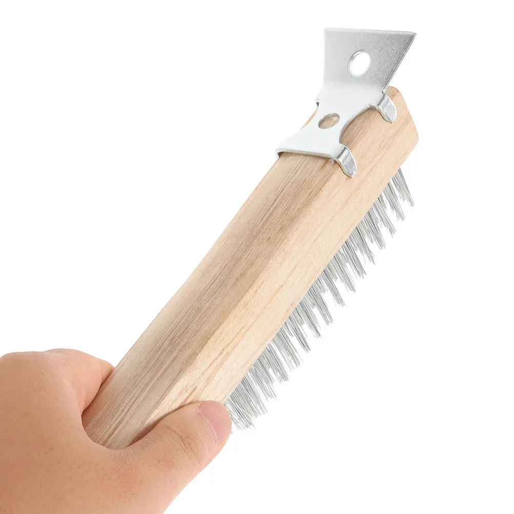2pcs Steel For Rust Removal Wooden Handle Metal Cleaning Scrubber Industrial Use Wire Brush Rust Remover Steel Scrubber Hand
2pcs Steel For Rust Removal Wooden Handle Metal Cleaning Scrubber Industrial Use Wire Brush Rust Remover Steel Scrubber Hand