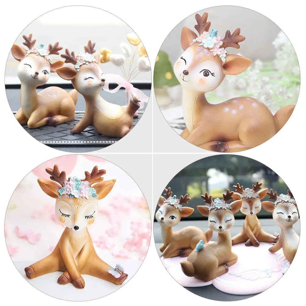 4 Pcs Deer Craft Decorations Lifelike Resin Modeling Adornment Vivid Fawn Statue Deer Adornment Sculpture
4 Pcs Deer Craft Decorations Lifelike Resin Modeling Adornment Vivid Fawn Statue Deer Adornment Sculpture