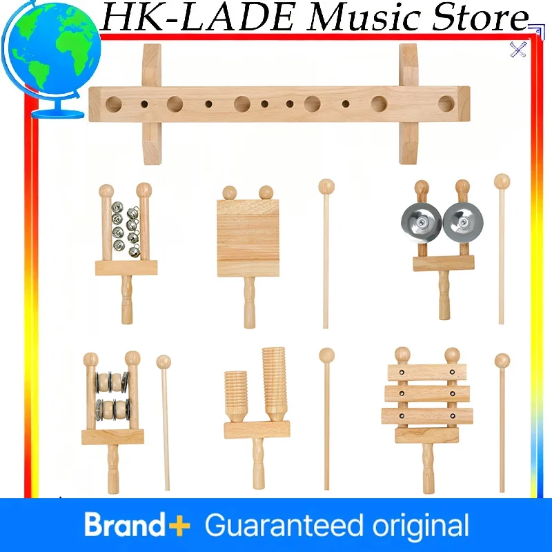 Orff Children's Wooden Percussion Set - 6-Piece with Carry Bag for Early Music Education & Sensory Development
Orff Children's Wooden Percussion Set - 6-Piece with Carry Bag for Early Music Education & Sensory Development