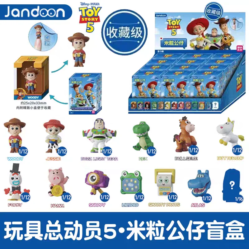 JANDOOM Toy Story5 Mini Rice Grain Doll Buzz Lightyear Woody Jessie Rex Action Figure Blind Box Anime Cartoon Model Toys Gifts
JANDOOM Toy Story5 Mini Rice Grain Doll Buzz Lightyear Woody Jessie Rex Action Figure Blind Box Anime Cartoon Model Toys Gifts