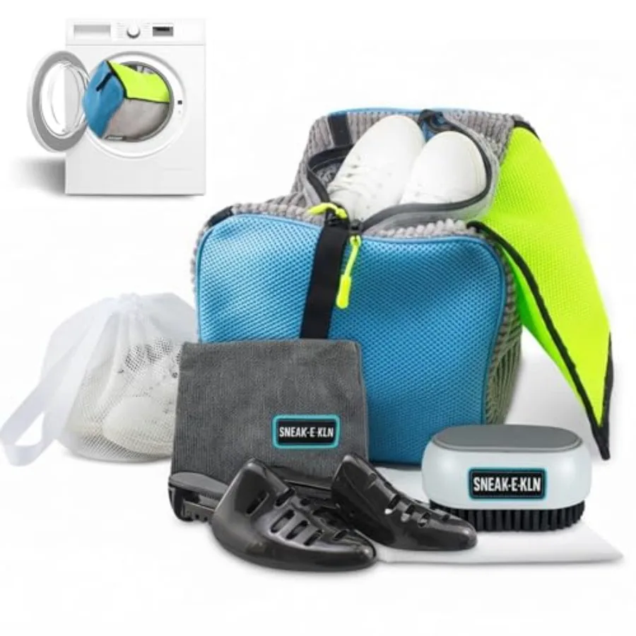XL Reusable Shoe Washing Machine Bag 360° Cleaning, Fits 2 Shoes, Heavy Duty Sneaker Laundry Bag for Washing Gym Footwear, Snea
XL Reusable Shoe Washing Machine Bag 360° Cleaning, Fits 2 Shoes, Heavy Duty Sneaker Laundry Bag for Washing Gym Footwear, Snea