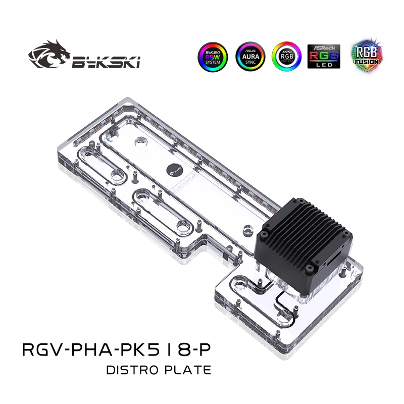 Bykski Distro Plate For PHANTEKS PK518 Case PC Liquid Cooling Waterway Board Tank 12V/5V RGB SYNC RGV-PHA-PK518-P
Bykski Distro Plate For PHANTEKS PK518 Case PC Liquid Cooling Waterway Board Tank 12V/5V RGB SYNC RGV-PHA-PK518-P