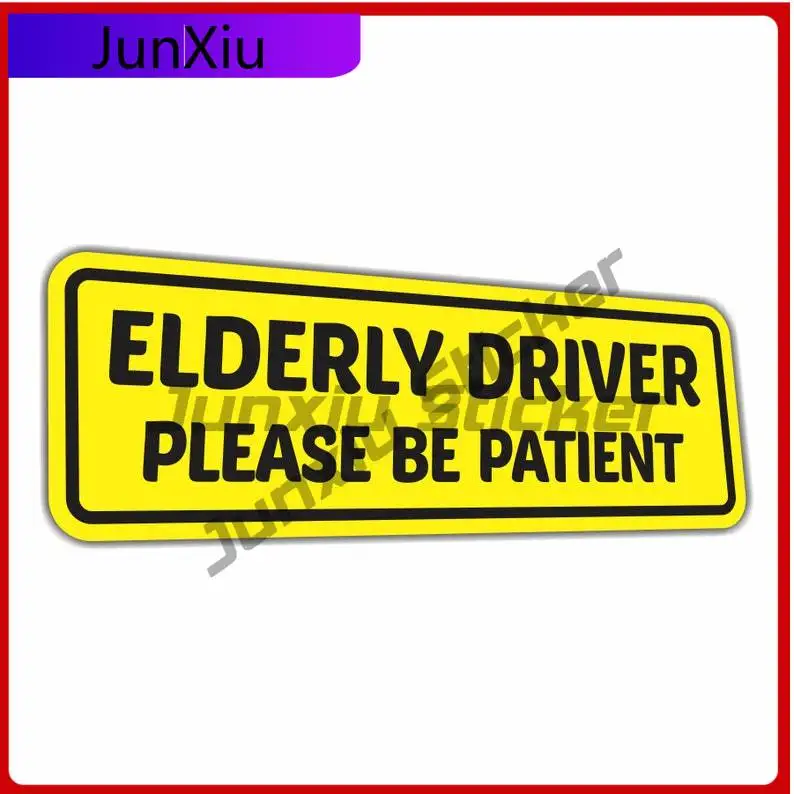 Elderly Driver Vinyl Decal Bumper Sticker Old People Please Be Patient Yellow Elderly Car Sign Bumper Sticker For Grandma
Elderly Driver Vinyl Decal Bumper Sticker Old People Please Be Patient Yellow Elderly Car Sign Bumper Sticker For Grandma
