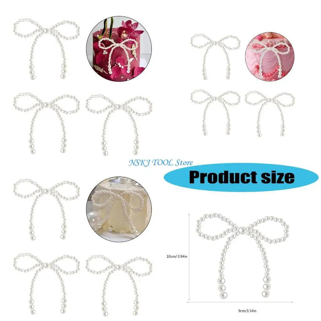 L8RC 12Pcs Pearls Bowknot Cake Toppers White Imitation Pearls Bowknot Cupcake Toppers
L8RC 12Pcs Pearls Bowknot Cake Toppers White Imitation Pearls Bowknot Cupcake Toppers