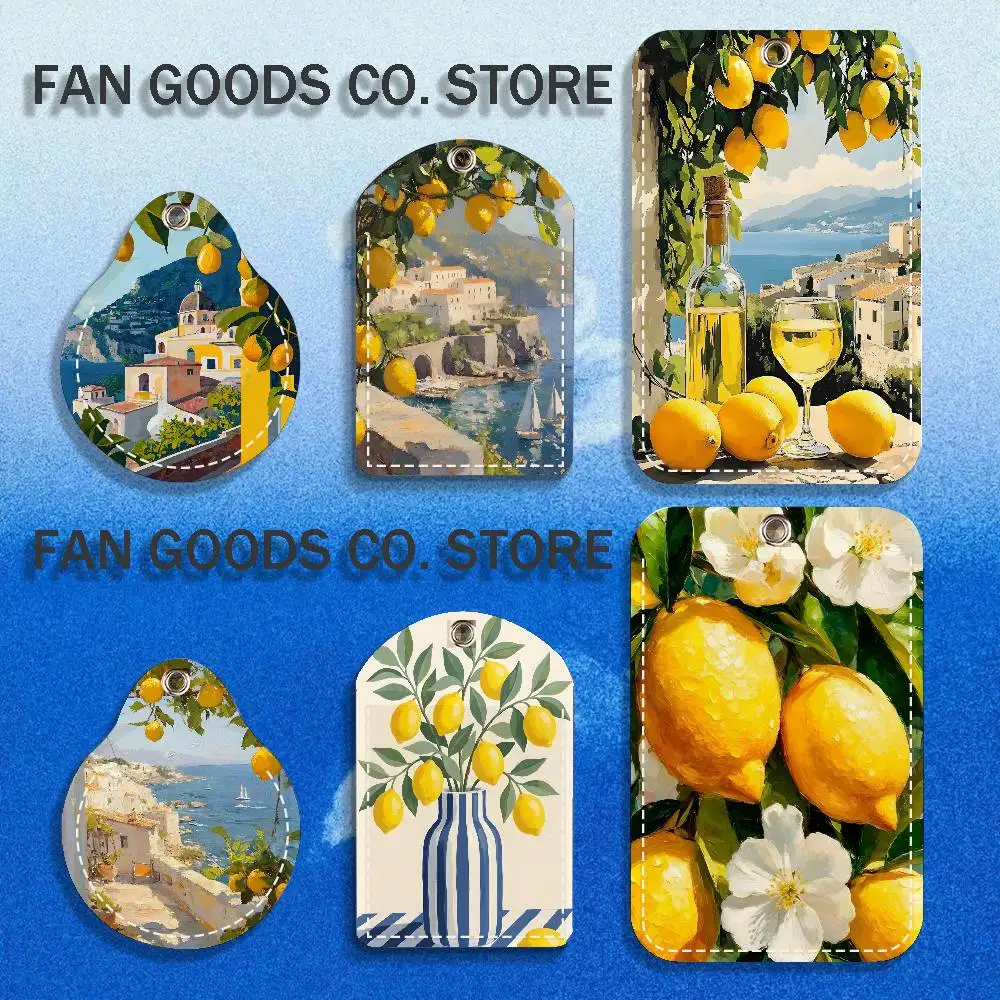 European Amalfi Coast Lemon Holder Keychain For Air Tag Bank Business Work Card Holder Student Card Protective Case Bus Card
European Amalfi Coast Lemon Holder Keychain For Air Tag Bank Business Work Card Holder Student Card Protective Case Bus Card